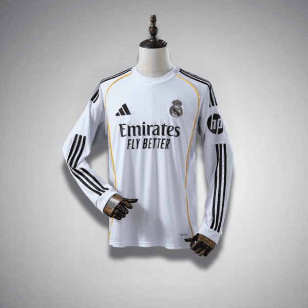 25/26 Real Madrid Longe Sleeve Home Kit