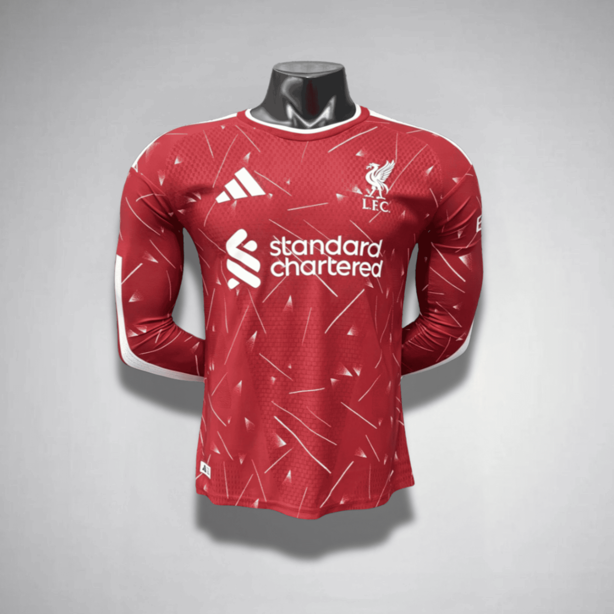 26/27 Liverpool Home Long Sleeve Player Version